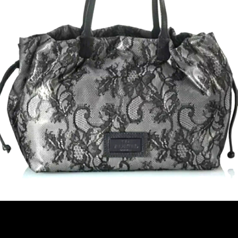 Vintage Valentino Garavani Black Lace Shoulder Bag GORGEOUS